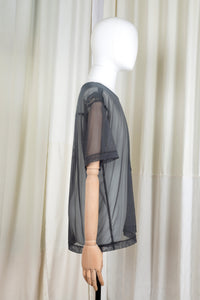 HOTEL transparante antraciet lycra