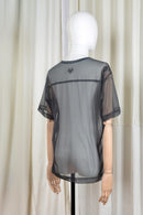 HOTEL transparante antraciet lycra