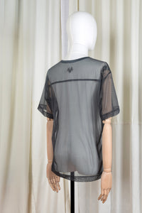 HOTEL transparante antraciet lycra