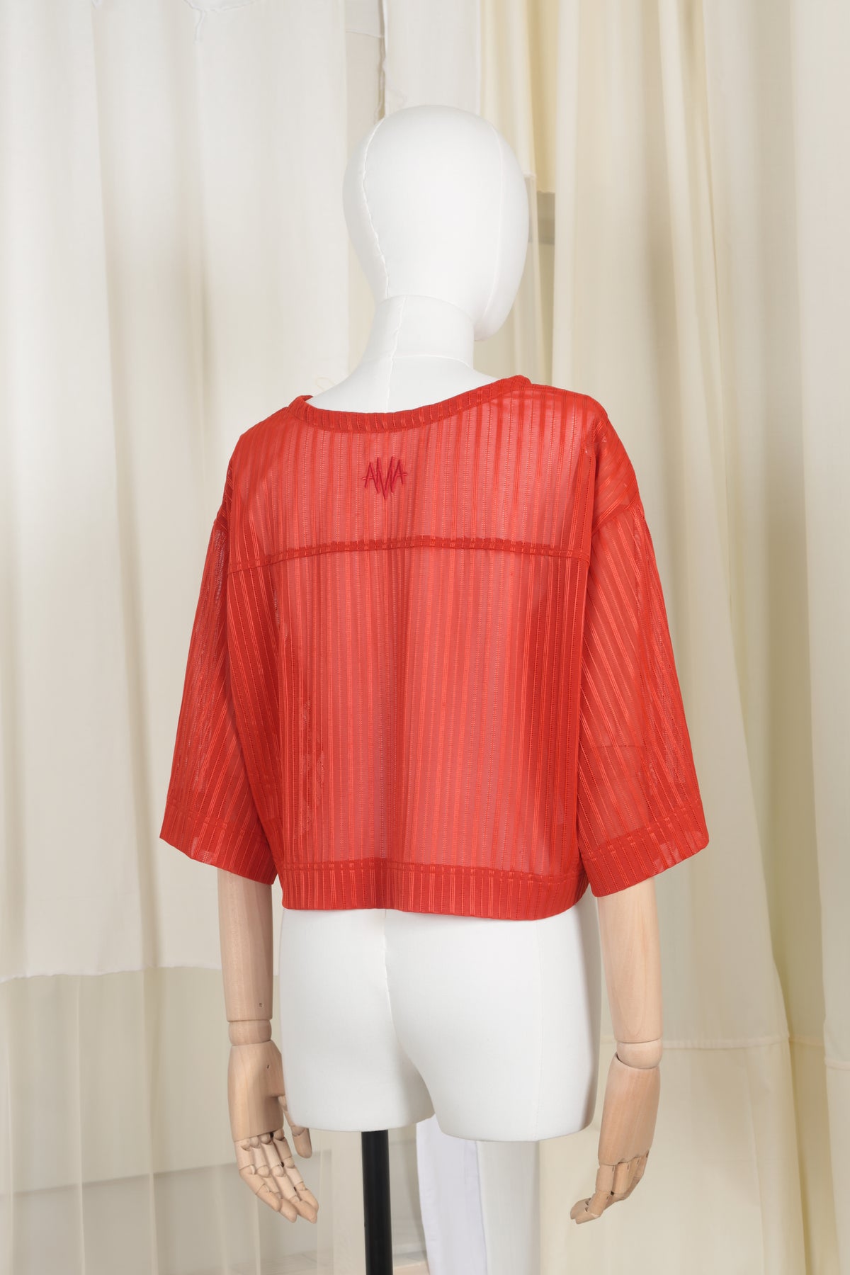 SIERRA oranje lycra jersey squares