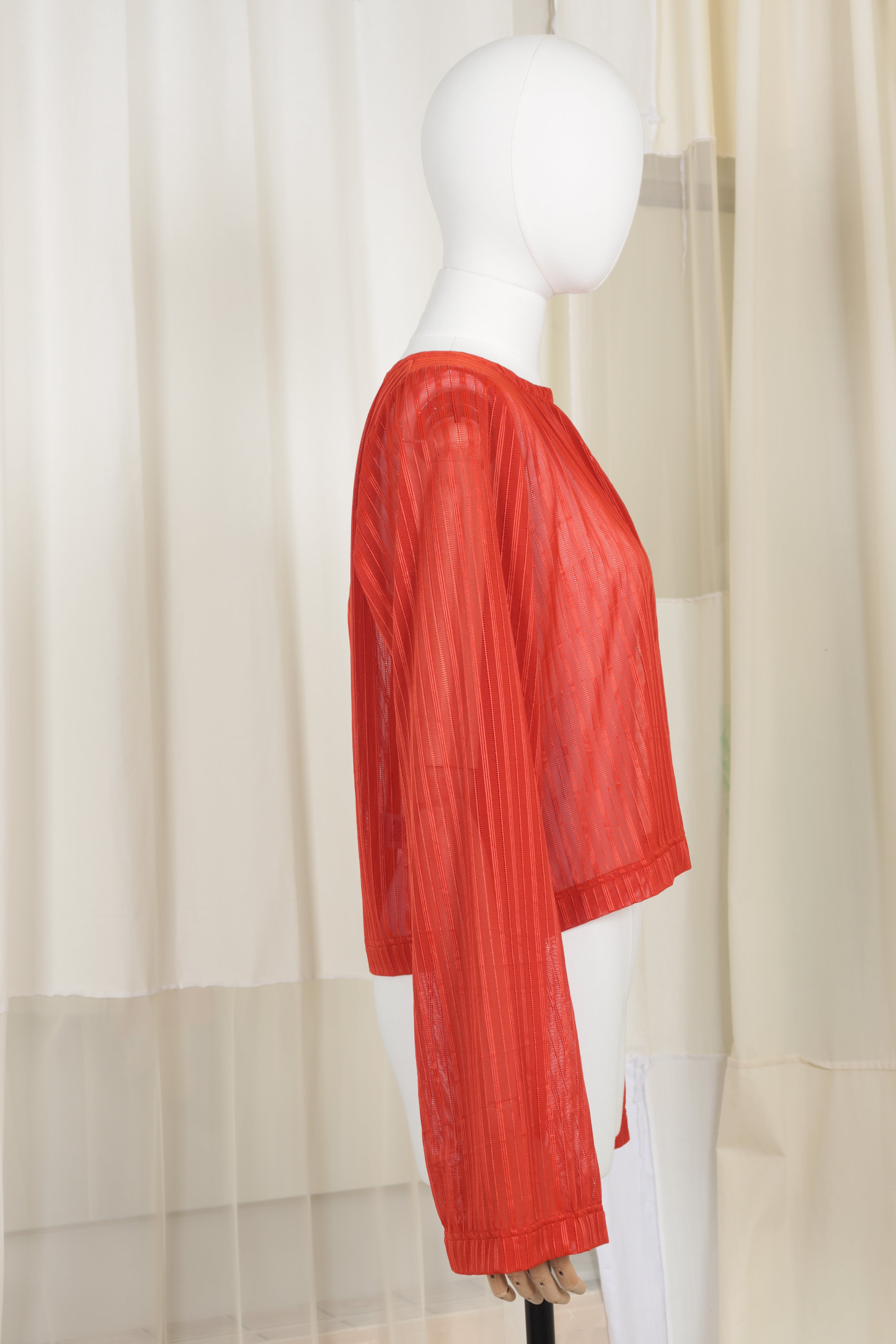 JULIET oranje lycra jersey squares