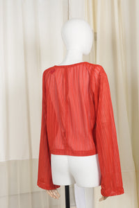 JULIET oranje lycra jersey squares