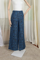 FOXTROT blauwen met zwart jacquard motief