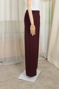 FOXTROT zwart-rood Pied-d-poule