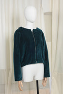 DELTA appelblauwzeegroen velours