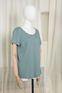INDIA jersey munt groen