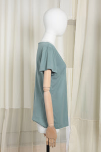 INDIA jersey munt groen