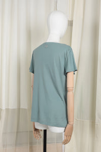 INDIA jersey munt groen