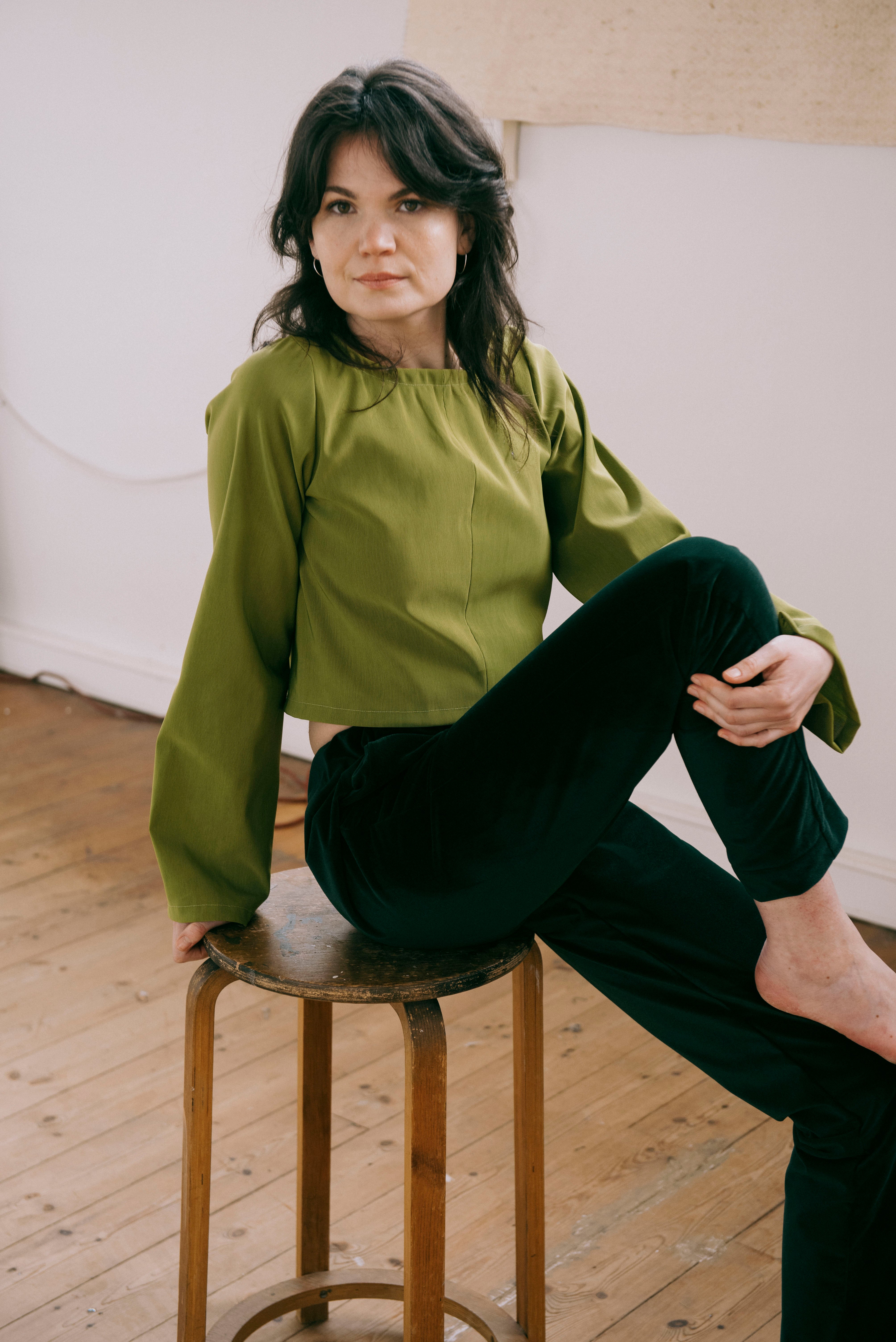 JULIET groene elastiek
