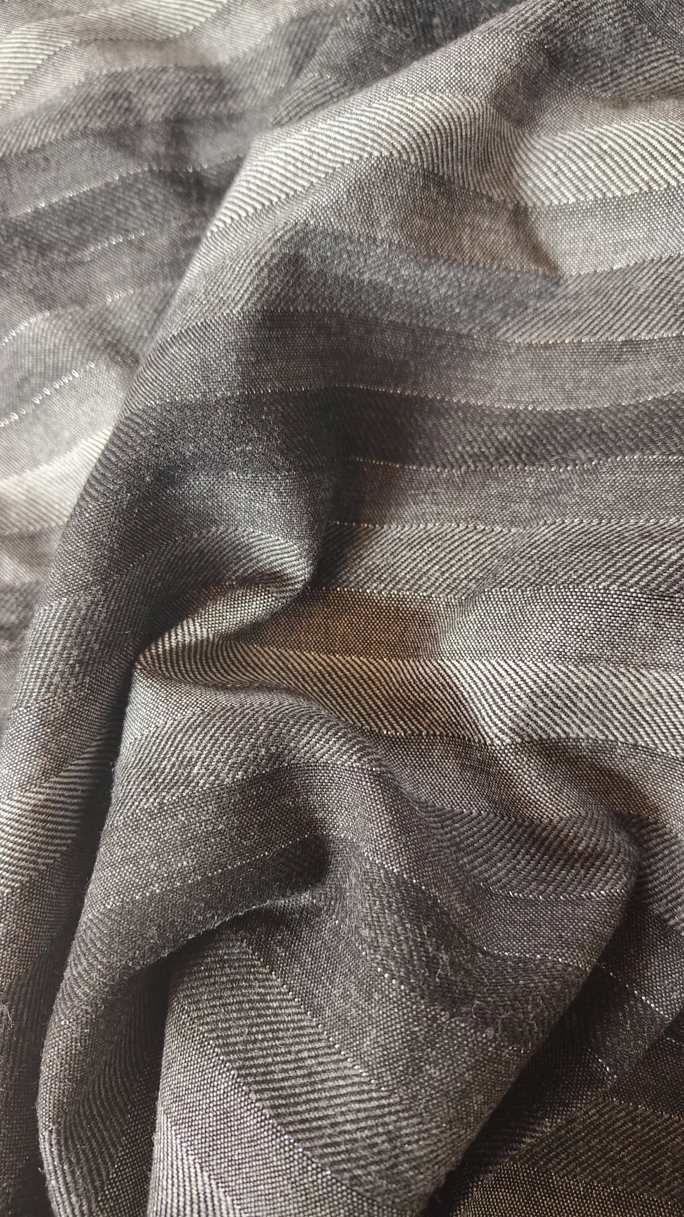 material:geweven strepen met glitterdraadje:0